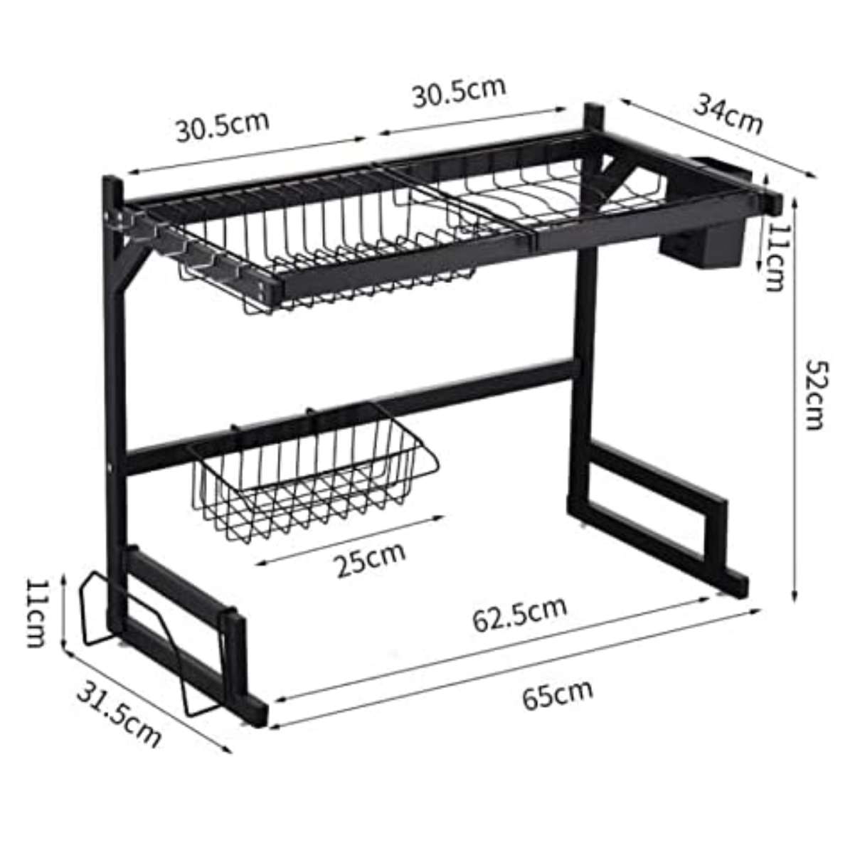 Miniatura 8 de Estante Escurridor Para Platos 65cm